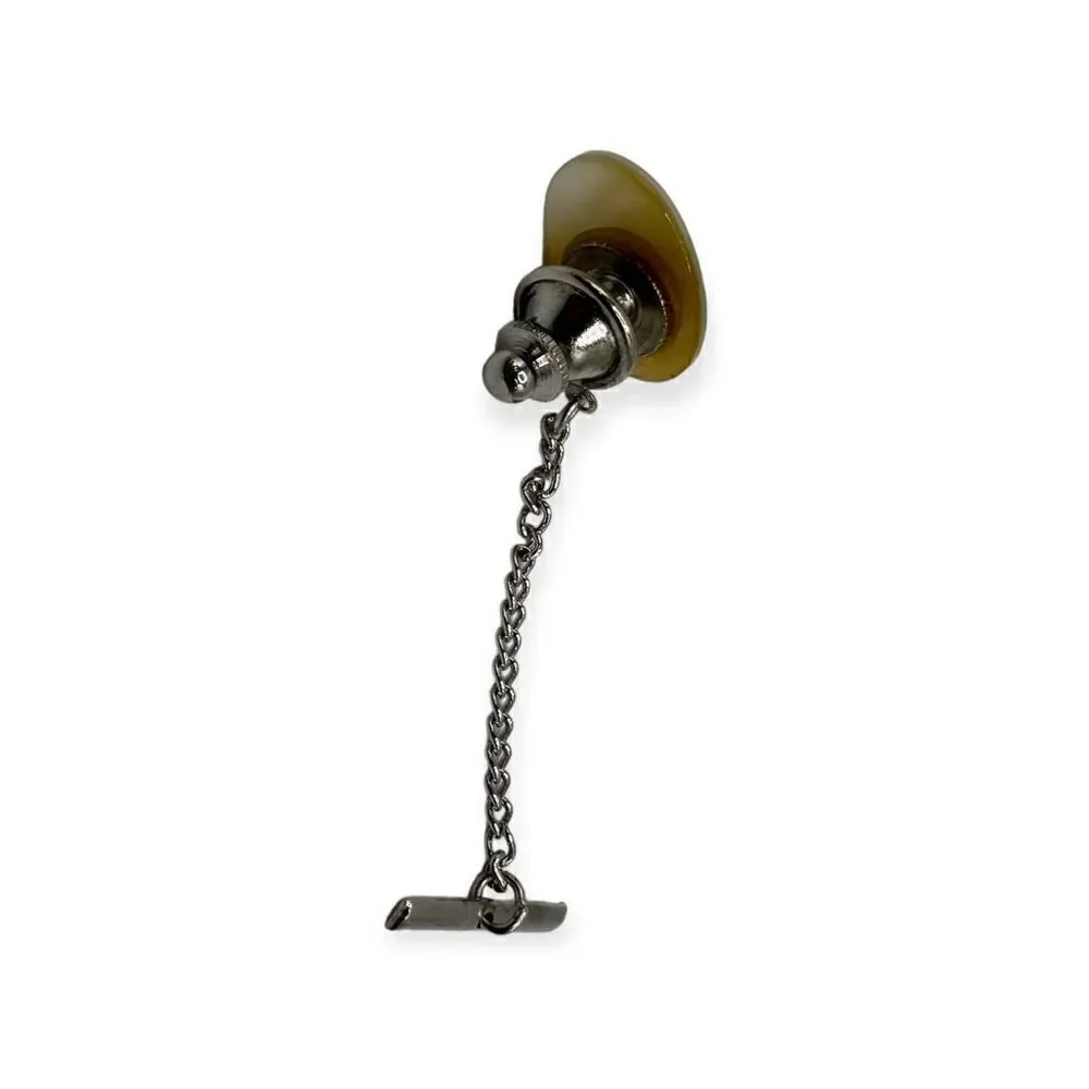 Genuine shark tooth cuff link in a clear box